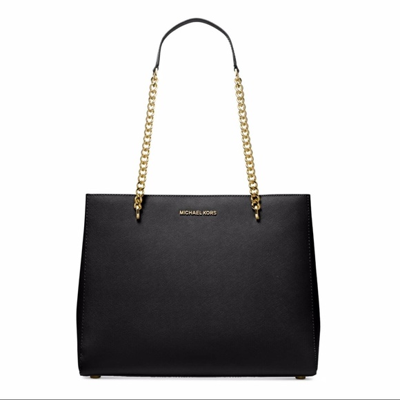 MICHAEL KORS CHAIN ELLIS GOLD LIMITED Edition Tote - Picture 7 of 8